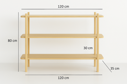 Étagère Polyvalente 2 ou 3 Niveaux – Simplicité et Style